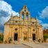 Moni Arkadiou monastery at Greek island Crete