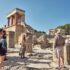 Visitors at the Minoan Palace of Knossos